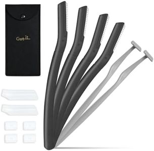 Eyebrow Razors for Men 6Pcs, Japanese Blades Precision Dermaplane Razors, Small Eyebrow Trimmer Set, Multipurpose Exfoliating Dermaplaning Tools for Peach Fuzz, Small Face Razors for Men and Women