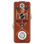 Amuzik Distortion Guitar Pedal Holy War Guitar Metal Pedal Analong Heavy Guitar Effects Pedal Classic Metal Sound For Electric Guitar True Bypass