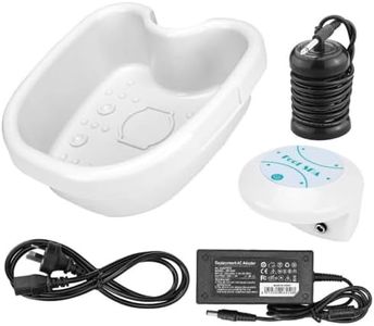 PORIYA Premium Personal Ionic Detox Foot Bath Spa Machine Basin Foot Bath Spa Cleanse-Machine Array Massage Health Care Set with Basin