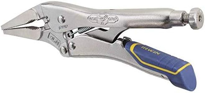 IRWIN VISE-GRIP Locking Pliers, Fast Release, Long Nose with Wire Cutter, 9-Inch (IRHT82582)