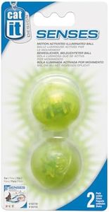 Chat Boutic - Balle lumineuse activée par le mouvement (lot de 2)