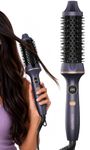 Caresmith Bloom Heated Round Brush | 2 in 1 Thermal Brush with Straightening and Blowout Styling | Professional Hair Styling Tool | Hot Air Brush Replacement | Hair Styler Complete Set