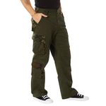 ROTHCO Ultra Force Vintage Olive Drab W/Woodland Camo Accent Fatigues Xl