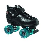 Sure-Grip GT Motion Roller Skate Package - Black sz Mens 7 / Ladies 8