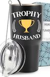 Trophy Husband Tumbler 30oz, Funny Husband Gifts From Wife, Gifts For Husband Birthday Gift Ideas, Funny Gift For Husband, Funny Gifts For Husband From Wife Groom Gifts For Men Best Husband Ever Gifts