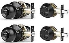 2 Pack Entry Door Knob and Double C