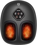 COMFIER Shiatsu Foot Massager with Heat,Compression,Kneading &Rolling,Foot Massager,Upgraded for Larger Feet Machine(Size 14),Home or Office, Father Day Gift for Men