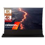 celexon CLR HomeCinema Plus UST High Contrast Electric Floor Projector Screen 120" – Black