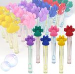 24 Piece Paw Dog Patrol Bubble Wand for Kids(6 Style),Cute Bubble Wand Great for Pets Puppy Dog Theme Party Favors,Pinata Suffer,Party Goodie Bags Filler,School Classroom Prizes (Dog Paw)