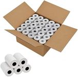 Thermal Paper 2 1/4 inch x 50 feet, Coreless Cash Register POS Receipt Paper for Credit Card Machine (50 Rolls Coreless)