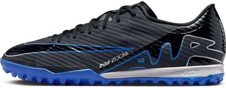 Nike Homme Zoom Vapor 15 Academy Chaussure de Football, Black/Chrome/Hyper R, 43 EU