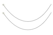 Hem Jewels 925 Sterling Silver Anklet for Women (10.5 Inches, Pair of 2) - D7