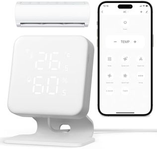 WOOX Smart Air Conditioner Controller, WiFi IR Remote Control for Mini Split, Portable, Window AC & Heat Pumps, Home Automation Controllers, Quick & Easy DIY Installation, Compatible with Alexa/Google