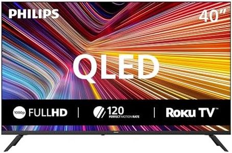 Philips 40PQF7676/F6 7600 Series FHD QLED 40-Inch Full HD QLED Roku TV
