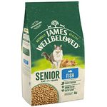 James Wellbeloved Senior Fish 4 kg Bag, Hypoallergenic Dry Cat Food