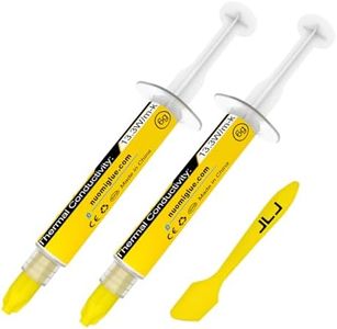 JLJ Thermal Paste, 12 Grams CPU Paste Thermal Compound Paste Heatsink for IC/Processor/CPU/All Coolers, Carbon Based High Performance, Thermal Interface Material, CPU Thermal Paste (12g)