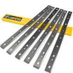 DW734 Planer Blades Knives for DeWalt DW734 7342 Thickness Planers with 12.5 inch HSS Replacement Heat Treated Double edge 2 Set (6 pcs)