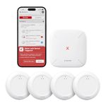 X-Sense Wi-Fi Water Sensor with SBS50 Base Station, Smart Water Leak Detector, App Alerts, IP67 Waterproof, Wireless Detector for Kitchen, Bathroom, Basement, SWS0A41