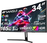 SANSUI 34-Inch Curved Gaming Monito