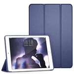 iPad Case for iPad Mini 4, DTTO [Anti-Scratch] Ultra Slim Lightweight [Auto Sleep/Wake] Smart Case Trifold Cover Stand with Flexible Soft TPU Back Cover for iPad mini4, Navy Blue