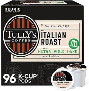 Tully's Coffee, Italian Roast K-Cups, 96-Count, 3.69kg