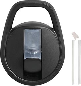 CamelBak eddy+ Cap Accessory - Replacement Cap and Straw for eddy+ Bottles, Black