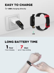 BIGGERFIVE Kids Fitness Tracker – Activity & Sleep Monitor