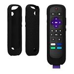 kwmobile Case Compatible with Roku Ultra 2020/2019 / 2018 Case - Soft Silicone Cover for Remote Control - Black