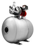 Red Lion RJS-75SS/RL15HS 115/230 Volt 3/4 HP, 12.8 GPM Stainless Steel Shallow Well Jet Pump and 15 Gallon Tank System, Stainless Steel, 602240