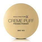 Max Factor Cream Puff Pressed Compact Powder, Glowing Formula for All Skin Types, 13 Nouveau Beige, 21 g