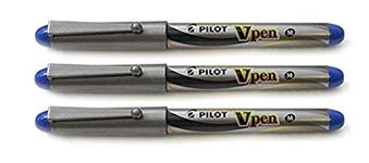 Pilot V Fountain Pen - Medium Nib - (Blue 3)