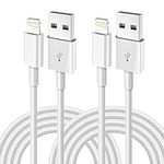 Lightning Cable iPhone Charger,2 Pack 6FT Apple MFi Certified USB iPhone Fast Chargering Cord,Data Sync Transfer Compatible for 14/13/12/11 Pro Max Xs X XR 8 7 6 5 5s iPad iPod More