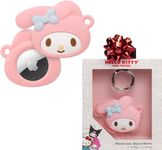 iFace Sanrio Friends Special Edition Silicone Protective Cover Designed for Apple AirTags [Cute Character Case] [Carabiner Keychain Clip Included] - My Melody