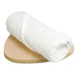 HEELIUM Bamboo Bath Towel | Ultra Absorbent | 3X Softer Than Cotton Towels | 140 x 70 cm - 600 GSM | Pack of 1 - White