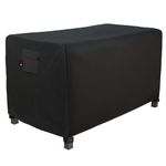 iBirdie Rectangular Gas Fire Pit Table Cover 64 x 30 inch Outdoor Waterproof and Weatherproof Heavy Duty 600D Patio Fireplaces Cover