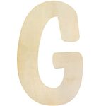 Large Wooden Letters, 30cm Wooden Letter for Crafts Children's Names Capital Alphabet 5mm Thick Unfinished MDF Wood Slices Nursery Wall Hanging Art Stencils Sign Board Painting Home Decor (G)