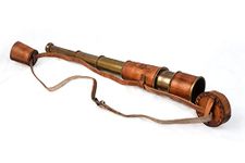 Kelvin & Hughes Spyglass Telescope with Leather Carry Case by Roorkee Instruments India