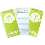 Portage Daily Food Journal / Diet Calorie Journal Fits in Your Hand 4x8" (3 Pack)