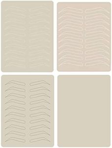 HEALLILY 4 Fogli Pelle per Tatuaggi per Pratica Pelle Sintetica Microblading Tattoo Practice Skin per principianti ed esperti