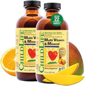 CHILDLIFE ESSENTIALS Multi Vitamin and Mineral for Infants, Babys, Kids, Toddlers, Children, and Teens, 8-Ounce Pack of 2