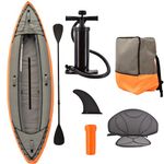 M.Y Point Break 9ft 10in Inflatable Kayak | Single Person Sit In Kayak with Aluminium Oar, Inflation Pump and Accessories Included