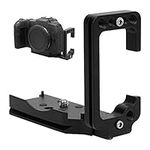 L-Shape Quick Release Plate for Canon -RP Mirrorless Camera,Alloy Stretchable Short QR Mount Bracket Plate with 1/4 Inch Screw Hole