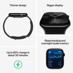 Apple Watch Series 10 GPS 46mm – Jet Black