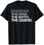 GRANDAD THE MAN MYTH LEGEND Father's Day Gift Grandpa Papa T-Shirt