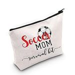 LEVLO Soccer Mom Cosmetic Bag Socce