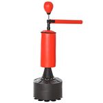 Soozier Freestanding Boxing Punch Bag Stand with Rotating Flexible Arm, Speed Ball, Waterable & Sandable Base