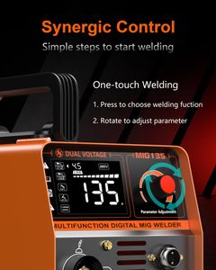FEIFANKE 240V MIG Welder 135A – Portable Welding Machine