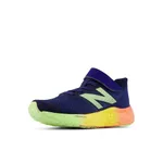 New Balance Kid's Fresh Foam Arishi V4 Hook & Loop Running Shoe, Blue Oyster/Afterglow, 8 Toddler