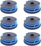 Woopeey AC41RL3 Autofeed Dual .065” 27ft Blue Replacement Line and Spool Fit for Homelite Electric String Trimmers UT41112 UT41121 UT41120 UT41113 UT41122 UT41112B (6 Pack)