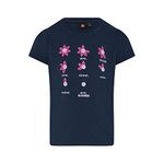 LEGO Mädchen T-Shirt Flowers LWTaylor 300, 590 Dark Navy, 152